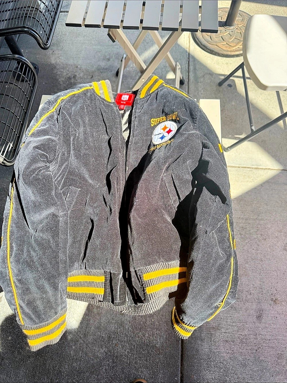 NFL Super Bowl Steelers Champions jacket Steelers Super Bowl Varsity Jacket Size